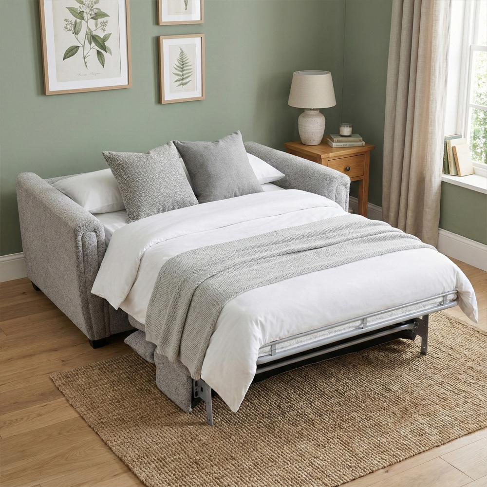 Medinah Fabric Sofa Bed in Ash