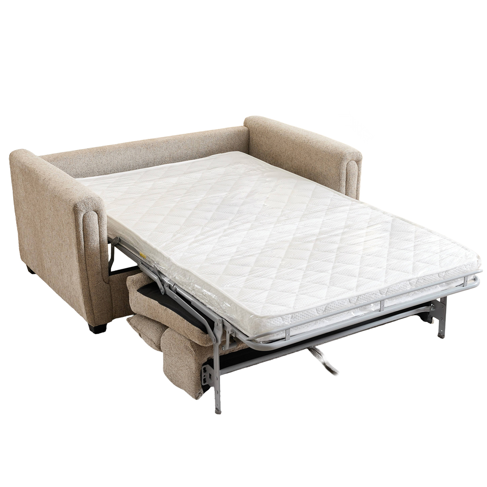 Medinah Fabric Sofa Bed in Beige