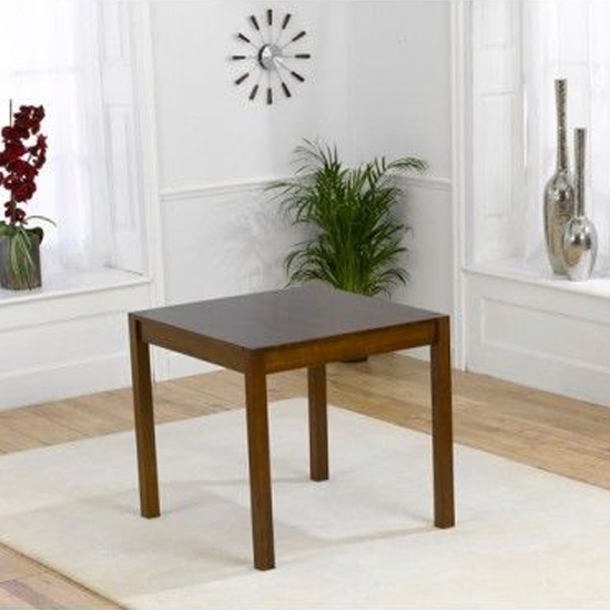 Luzern 80cm Wooden Dining Table With 2 Chairs In Dark Oak_2