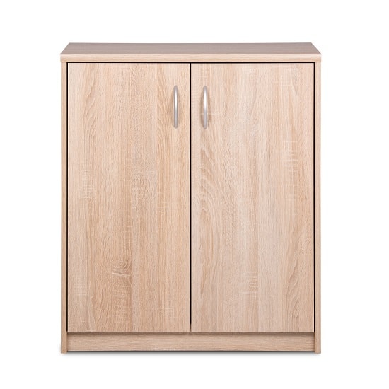 Meissen Wooden Sideboard Small In Sonoma Oak With 2 Doors_3