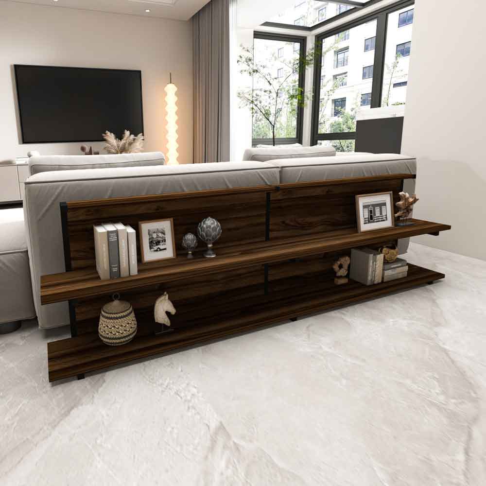 Mela Wooden Display Unit in Walnut