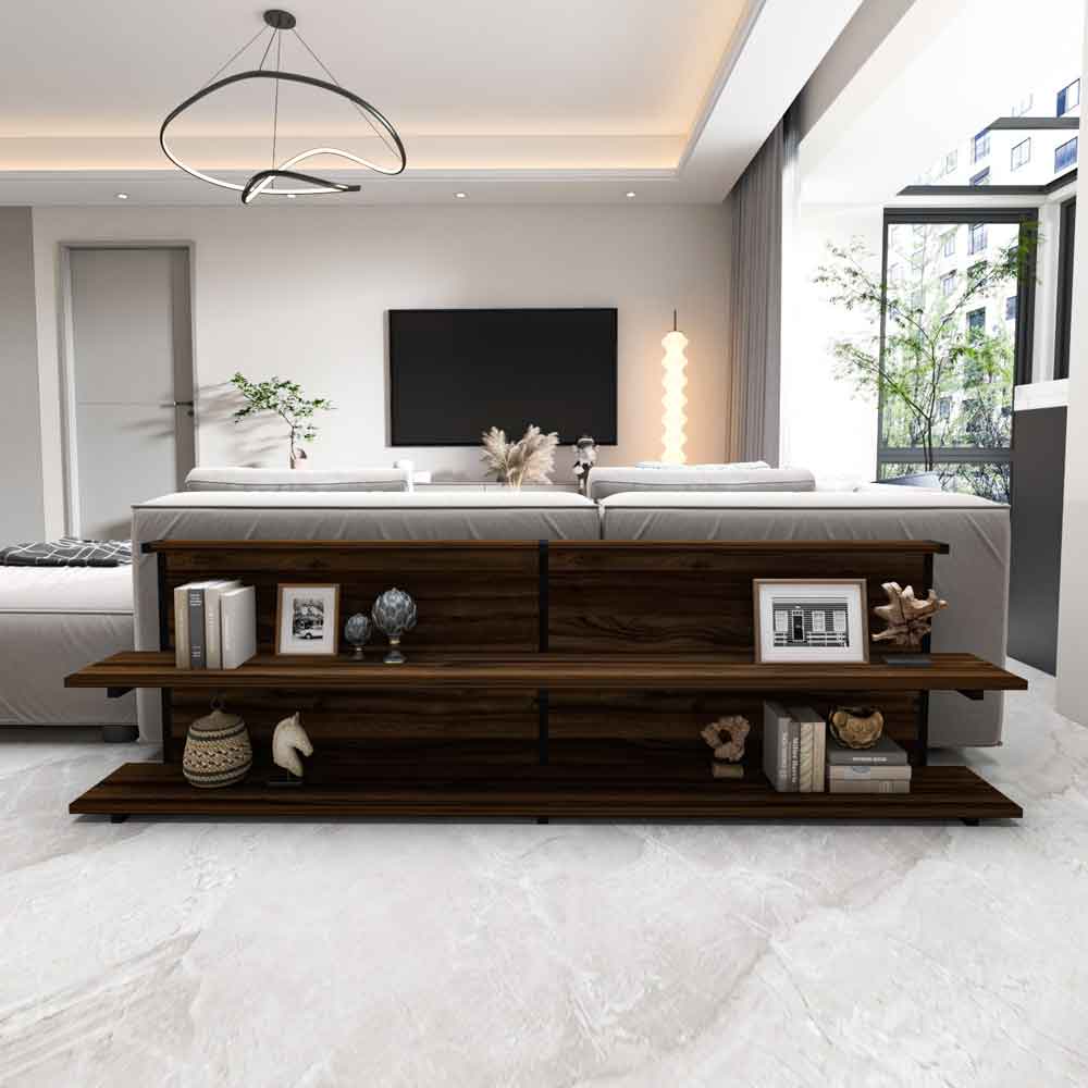 Mela Wooden Display Unit in Walnut