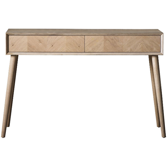 Melino Wooden Console Table With 2 Drawers In Mat Lacquer_2