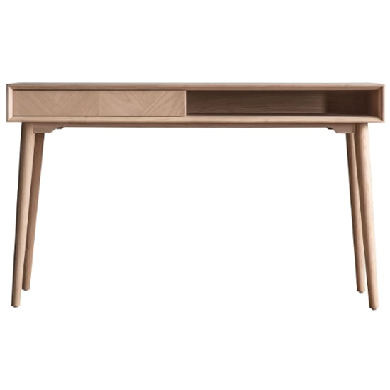 Manistee Wooden Laptop Desk With 1 Drawer In Oak