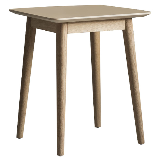 Melino Wooden Side Table In Mat Lacquer Furniture in Fashion