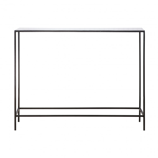 Melliya Wooden Console Table In Light Grey Furniture in Fashion