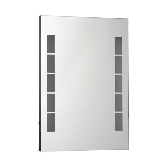 Melona Small Wall Bedroom Mirror With LED Lights In Clear_1