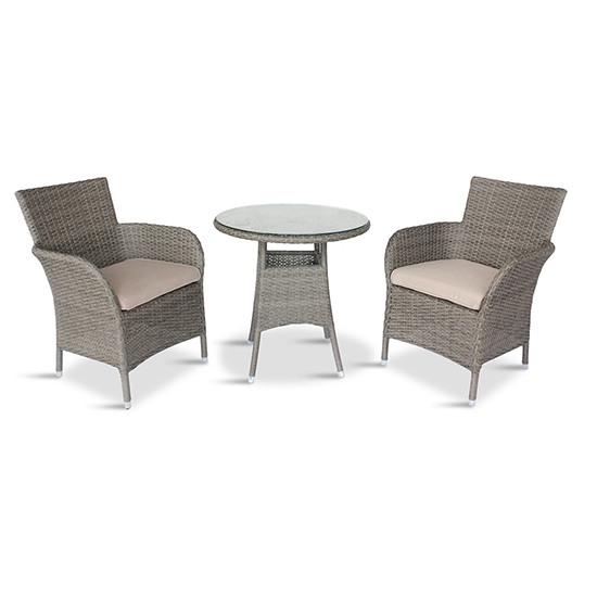 Meltan Outdoor Bistro Set With 2 Chairs In Oak_2