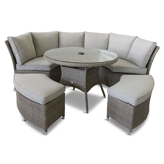 Meltan Outdoor Modular Curved Lounge Dining Set In Sand_2