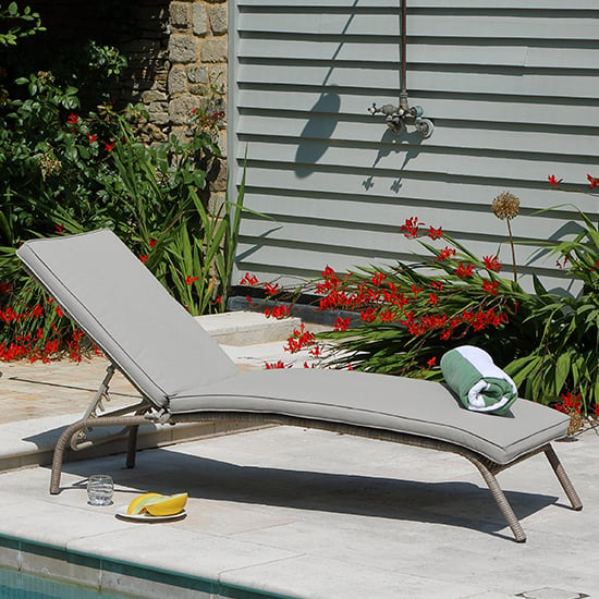 Photo of Meltan outdoor sun lounger in sand