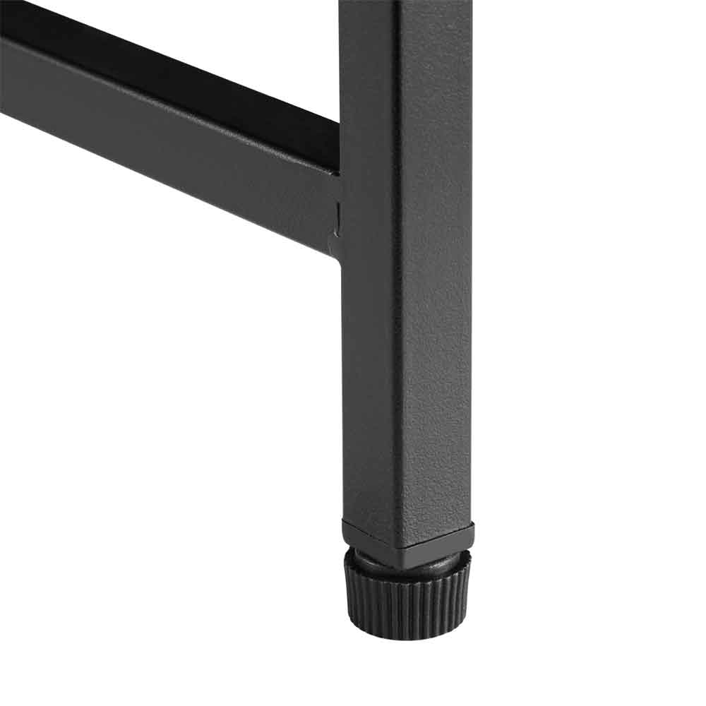 Melvarn Wooden HiFi Stand in Black and Oak