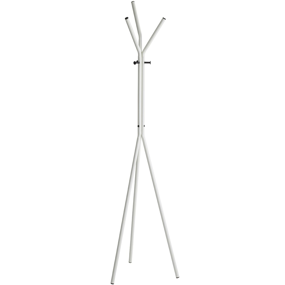 Menasha Metal Coat Stand In Black And White