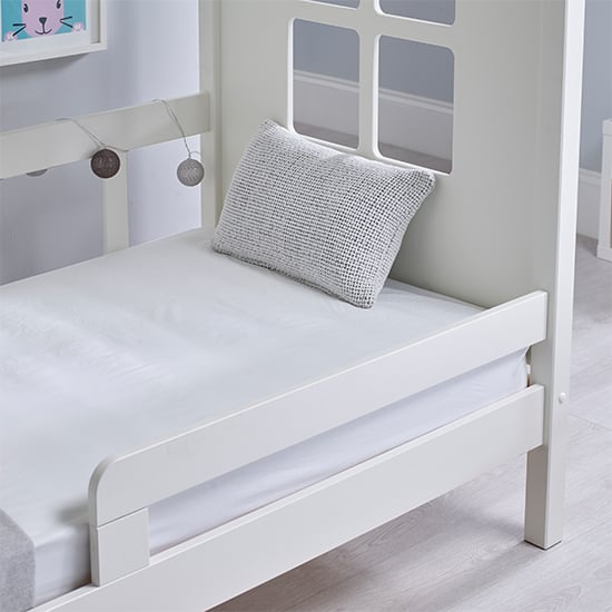 Mento Wooden Treehouse Single Bed In White_2