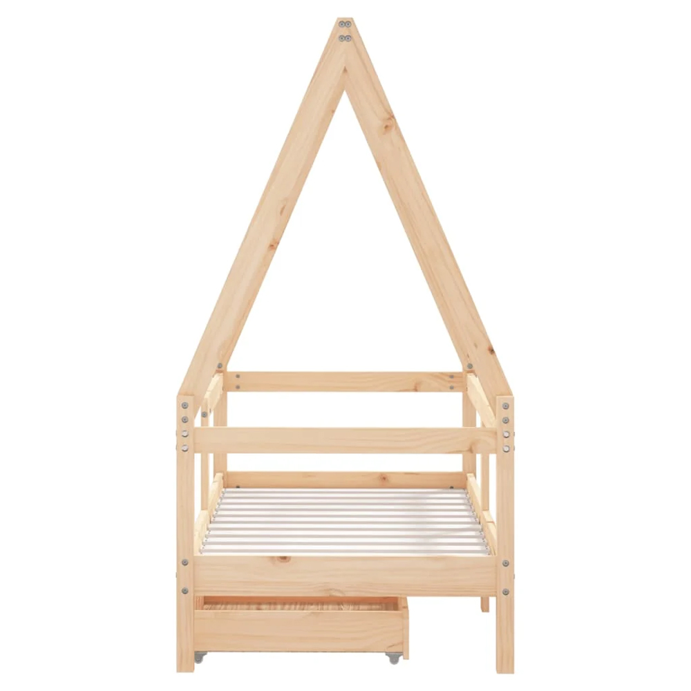 Merano 70x140cm Wooden Children Daybed In Natural