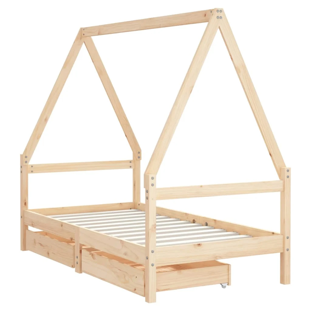 Merano 80x160cm Wooden Children Daybed In Natural