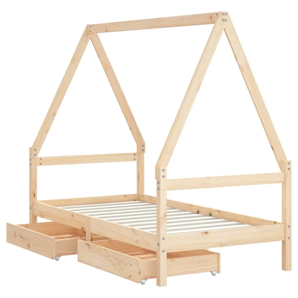 Merano 80x160cm Wooden Children Daybed In Natural