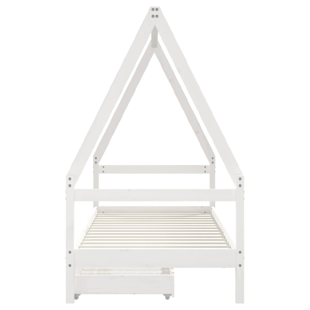 Merano 80x200cm Wooden Children Daybed In White