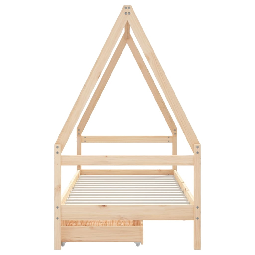 Merano 90x190cm Wooden Children Daybed In Natural