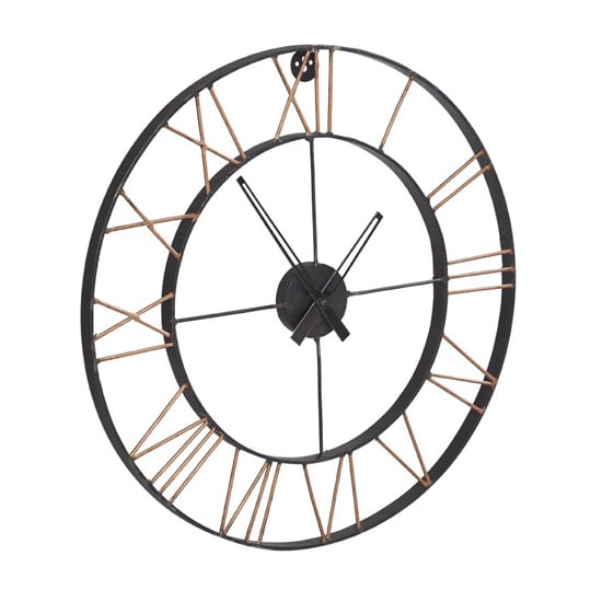 Read more about Merope large metal lincoln wall clock