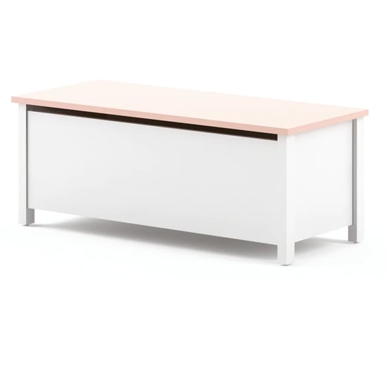 Product photograph of Merrill Kids Wooden Toy Box In Matt White from Furniture in Fashion