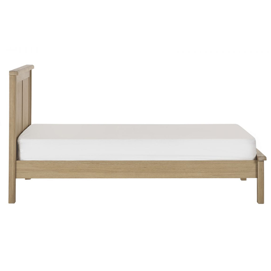 Merritt Wooden Double Bed In Limed Oak