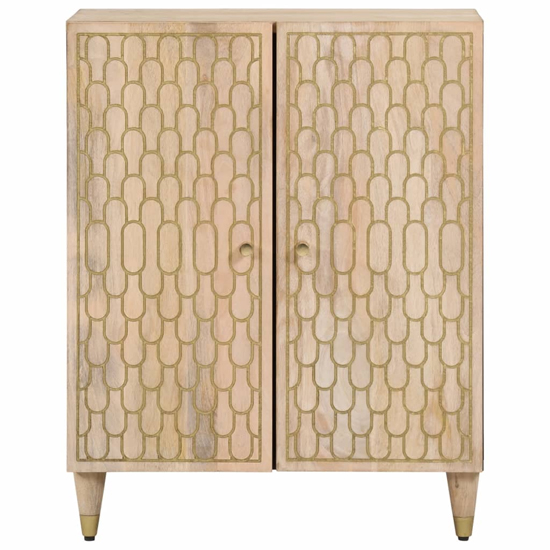 Merton Wooden Storage Cabinet With 2 Doors In Brown