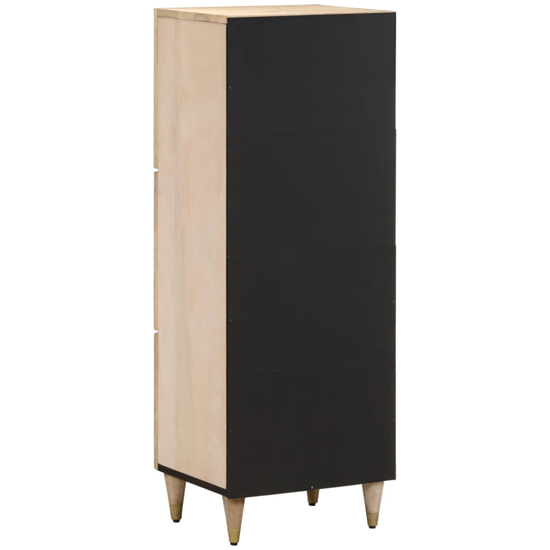 Merton Wooden Storage Cabinet With 3 Doors In Brown