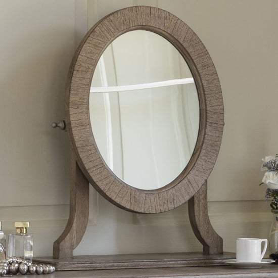 Mestiza Dressing Mirror In Natural Wooden Frame_1