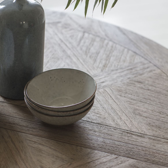 Mestiza Wooden Round Extending Dining Table In Natural
