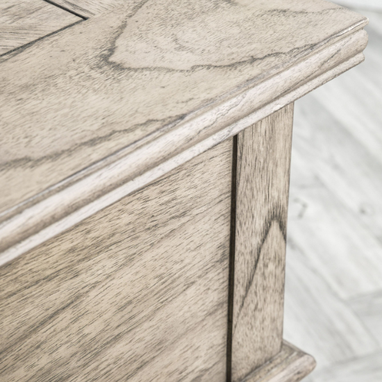 Mestiza Wooden Square Coffee Table With 2 Drawers In Natural