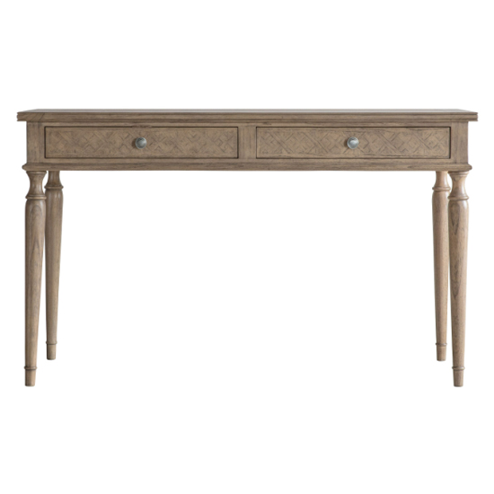 Mestiza Wooden Laptop Desk With 2 Drawers In Natural