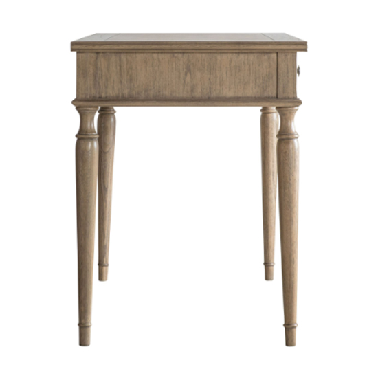 Mestiza Wooden Laptop Desk With 2 Drawers In Natural
