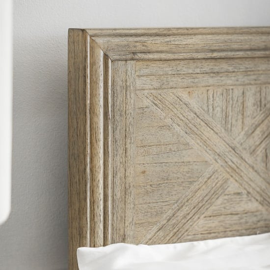 Mestiza Wooden Super King Size Bed In Natural