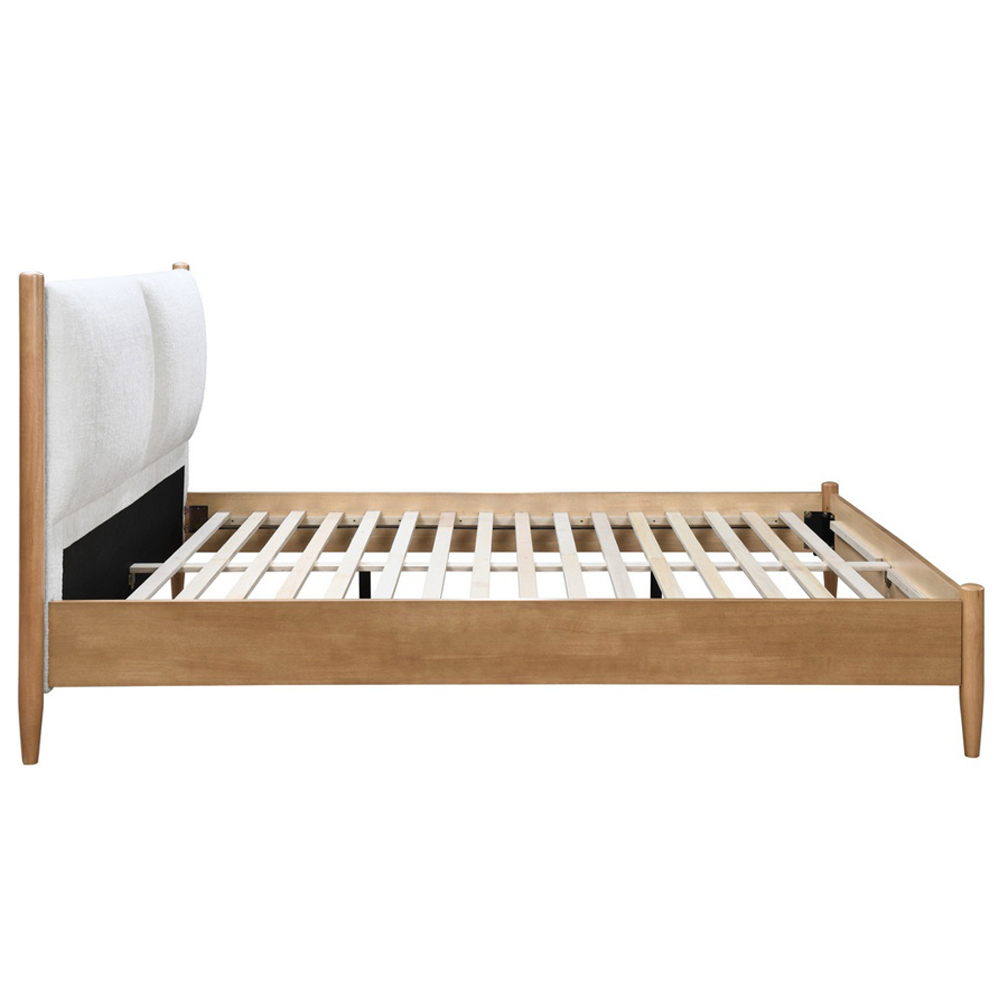 Metairie Wooden King Size Bed In Oak