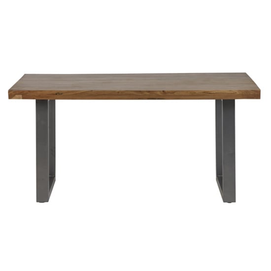 Read more about Metapoly industrial wooden dining table in acacia