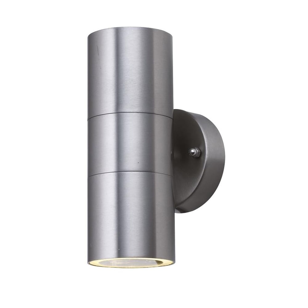 Read more about Metro led outdoor wall light large in silver