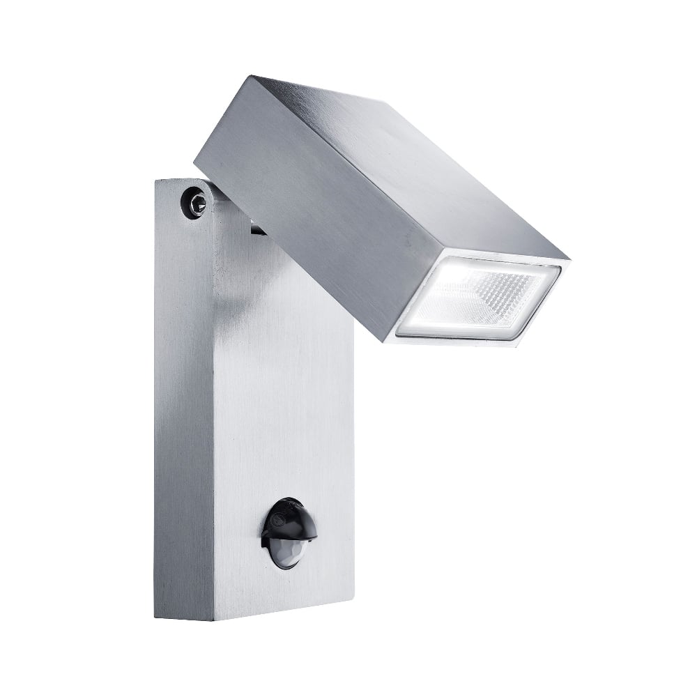 Read more about Metro led outdoor wall light with pir sensor in silver