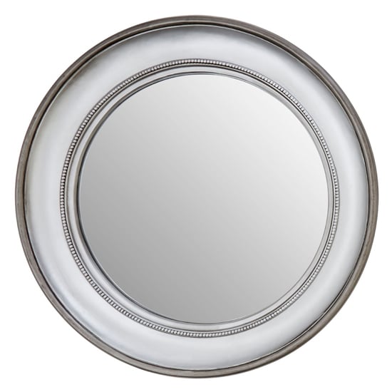 Read more about Mevotek round wall mirror in silver