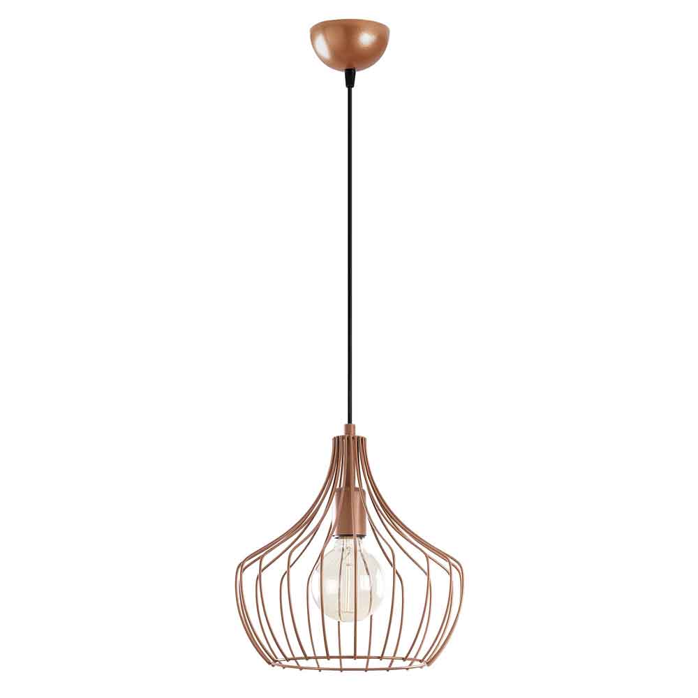 Mezop Metal Ceiling Pendant Light in Copper