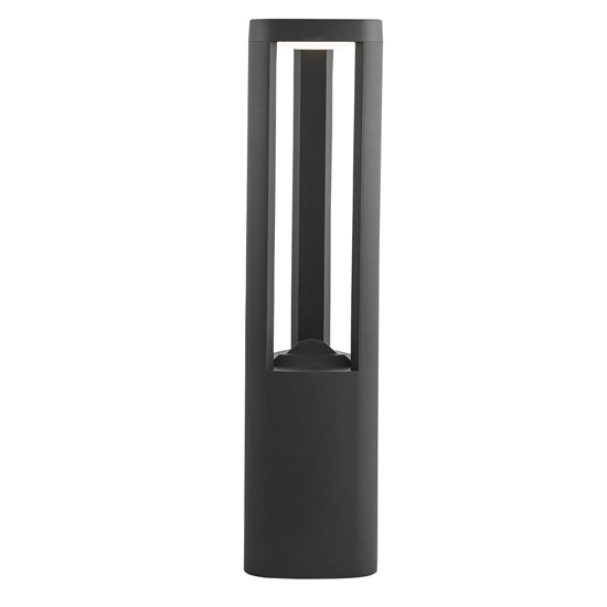 Photo of Michigan led aluminium outdoor post in grey