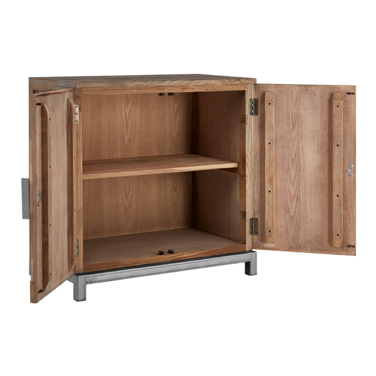 Micos Large Wooden 2 Doors Storage In Natural Elm Furniture