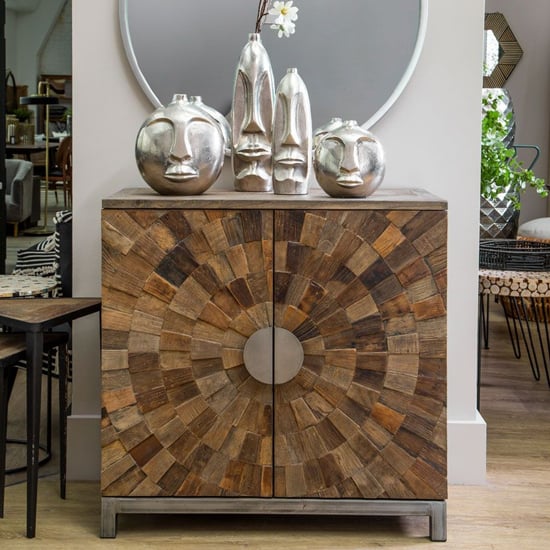 Read more about Micos large wooden storage cabinet with 2 doors in natural elm