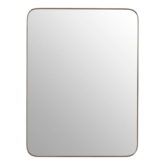 Micos Rectangular Wall Bedroom Mirror In Silver Frame