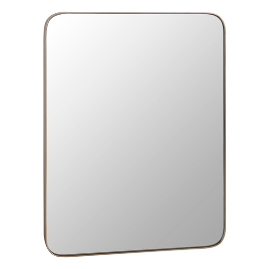 Product photograph of Micos Rectangular Wall Bedroom Mirror In Silver Frame from Furniture in Fashion