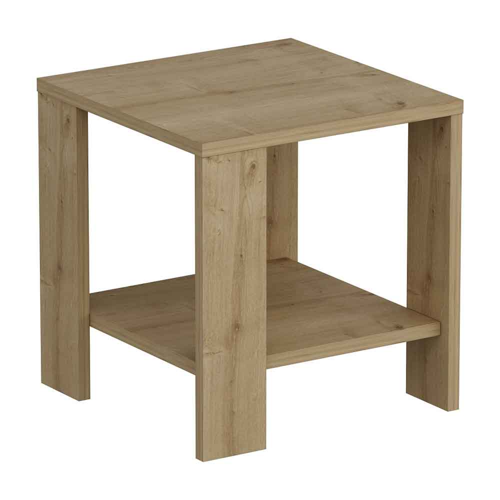 Midi Wooden Side Table in Sapphire Oak