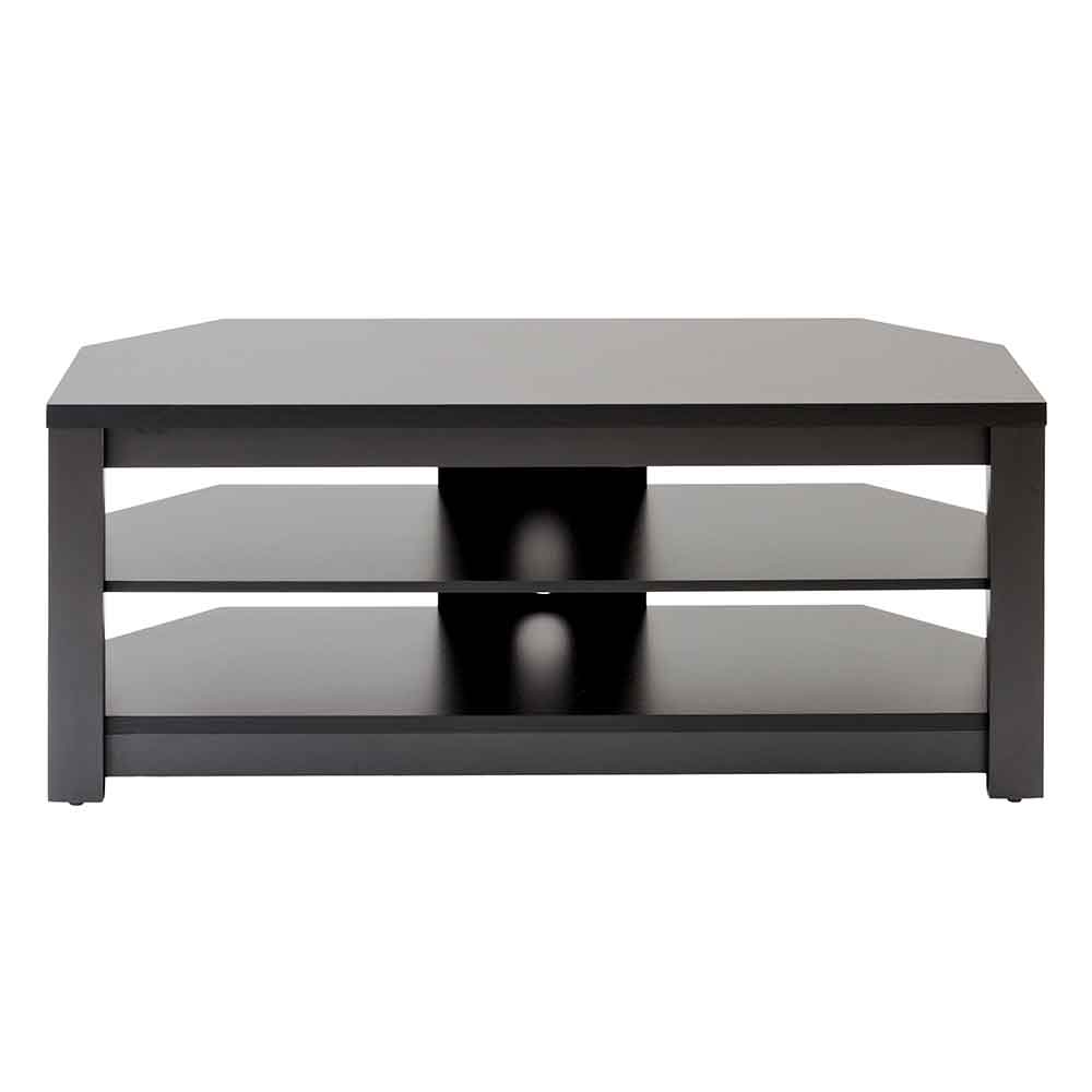 Midvale 1000mm Wooden TV Stand With 2 Shelves In Black