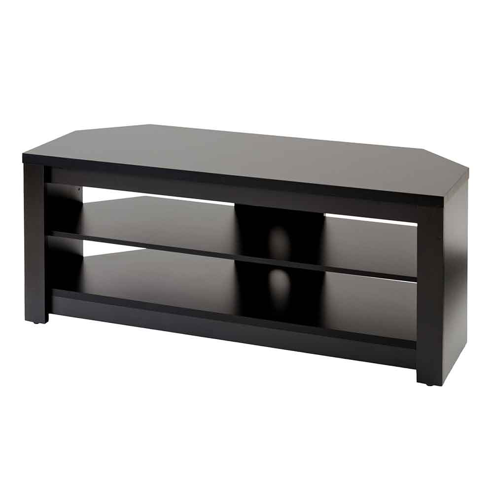 Midvale 1000mm Wooden TV Stand With 2 Shelves In Black