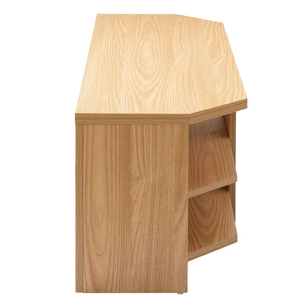 Midvale 1000mm Wooden TV Stand With 2 Shelves In Oak