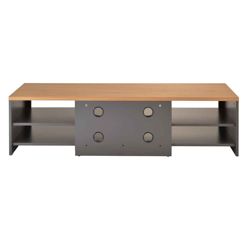 Midvale 1600mm Wooden TV Stand With 2 Shelves in Grey