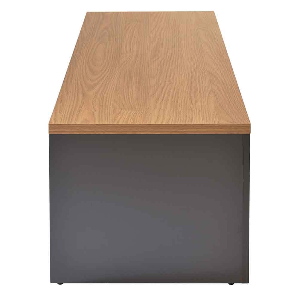 Midvale 1600mm Wooden TV Stand With 2 Shelves in Grey